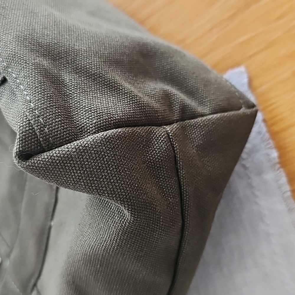 Sezane Mini Tote Bag Chance Correspondance Green - Picture 2 of 6